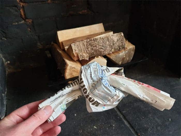 How to Light a Log Burner Without Firelighters 