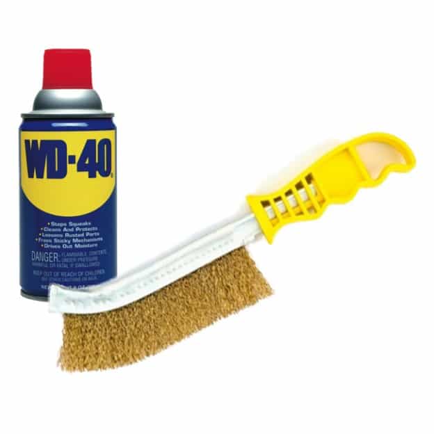 Cleaning a Wood Burner with WD40